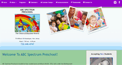 Desktop Screenshot of abcspectrumpreschool.com